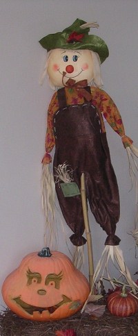 Halloween Scarecrow in Maine