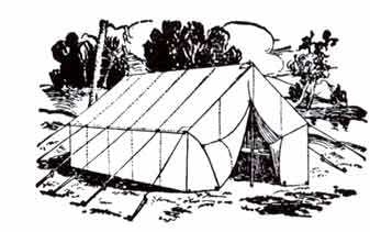 tent in Maine