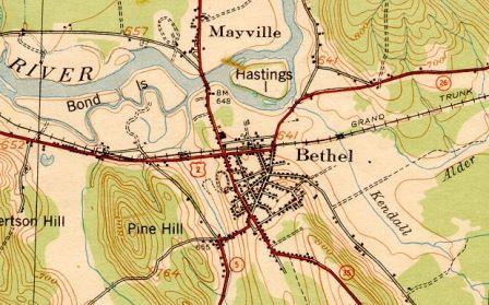 Bethel Maine Topo Map