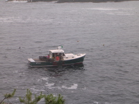 Bailey Island Lobster Boat in Maine